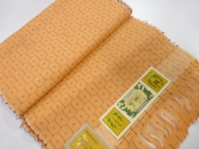 アンティーク　正絹　紬　着尺反物